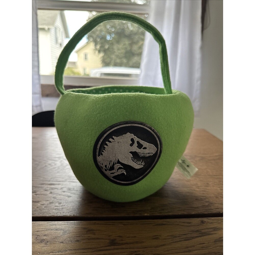 Jurassic Park Jurassic World  T Rex Halloween Or  Egg Hunting Bucket